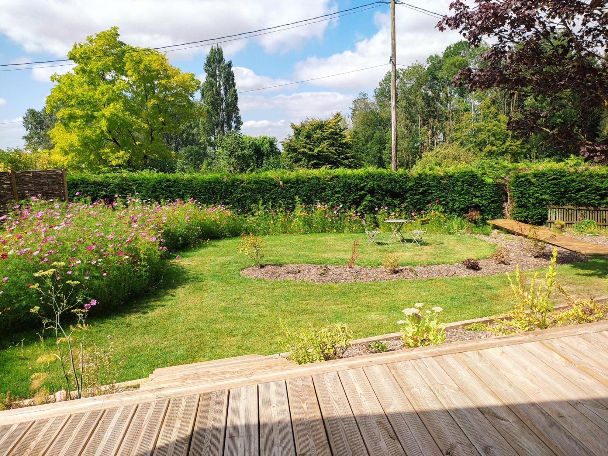 L'Ermitage - L'Ecolodge Des Monts Des Flandres - Au Coeur De 800M2 De Jardin Prive Saint-Jans-Cappel エクステリア 写真